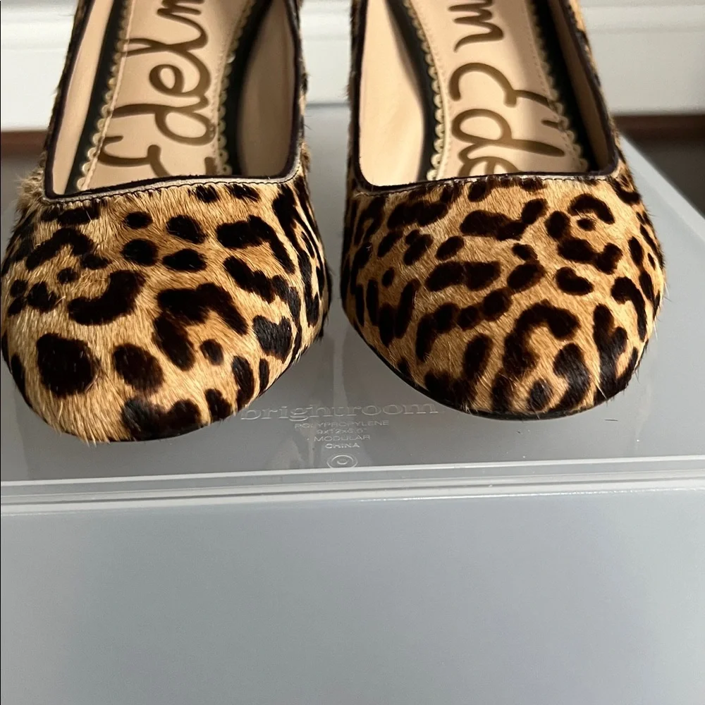 Sam Edelman Elise Jaguar-Print Calf Hair Pumps - Picture 5 of 12